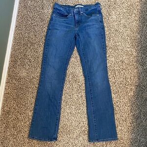 Levi's Women's Boot Cut Jeans in Deep Blue